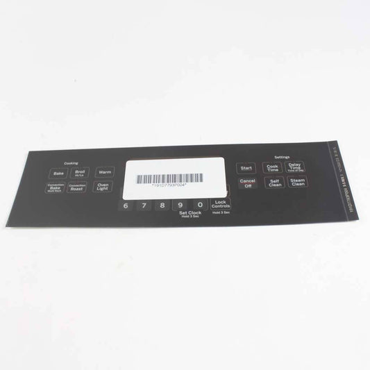 WB27X20097 GE Faceplate Overlay