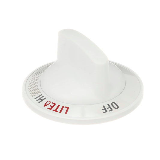 WB3K5296 GE Burner Valve Knob (White)