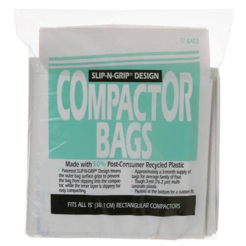 WC60X5017 GE Trash Compactor Bags (12 Pack)