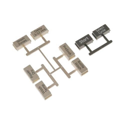 WD35X21800 GE Button and Graphics Assembly