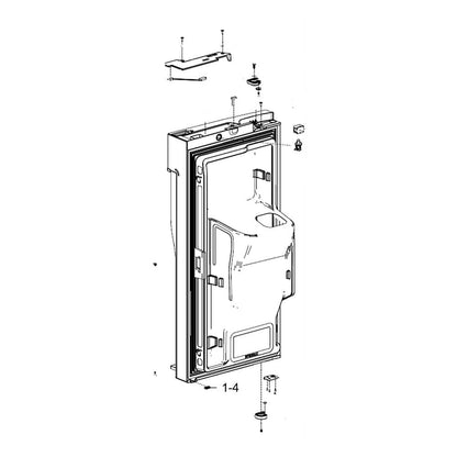 DA91-04315M Samsung Door Assembly (Left Side)