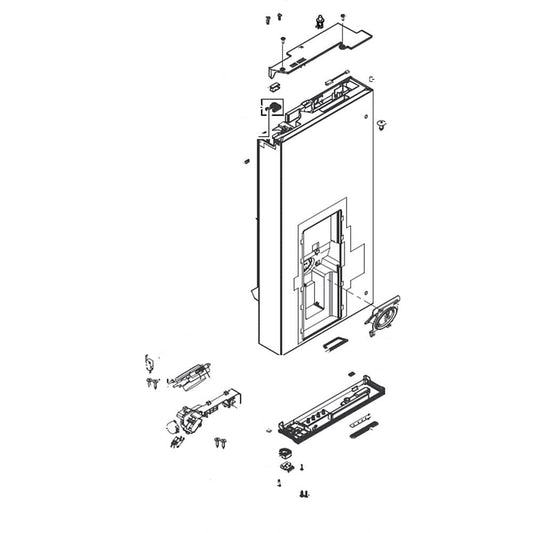 DA91-04693T Samsung Door Assembly (Left)