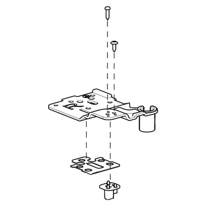 DA97-12991A Samsung Hinge Assembly