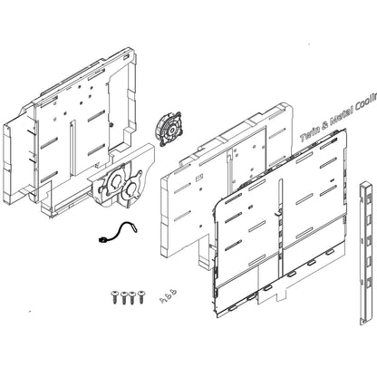 DA97-17362A Samsung Evaporator Cover Assembly