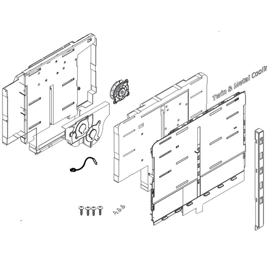 DA97-17362A Samsung Evaporator Cover Assembly