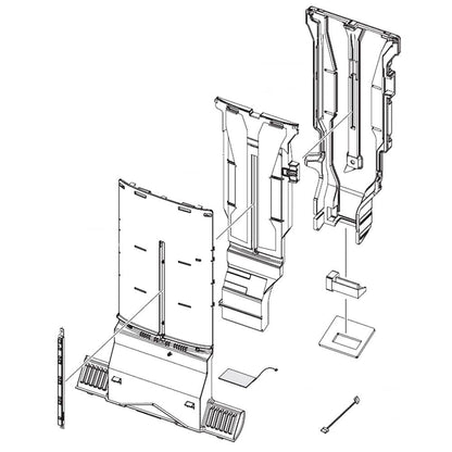 DA97-21004A Samsung Duct/Cover Assembly