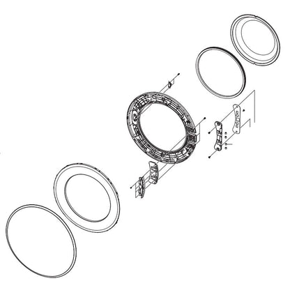 DC97-15975G Samsung Dryer Door