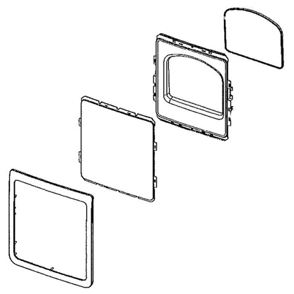 DC97-18995G Samsung Door Assembly