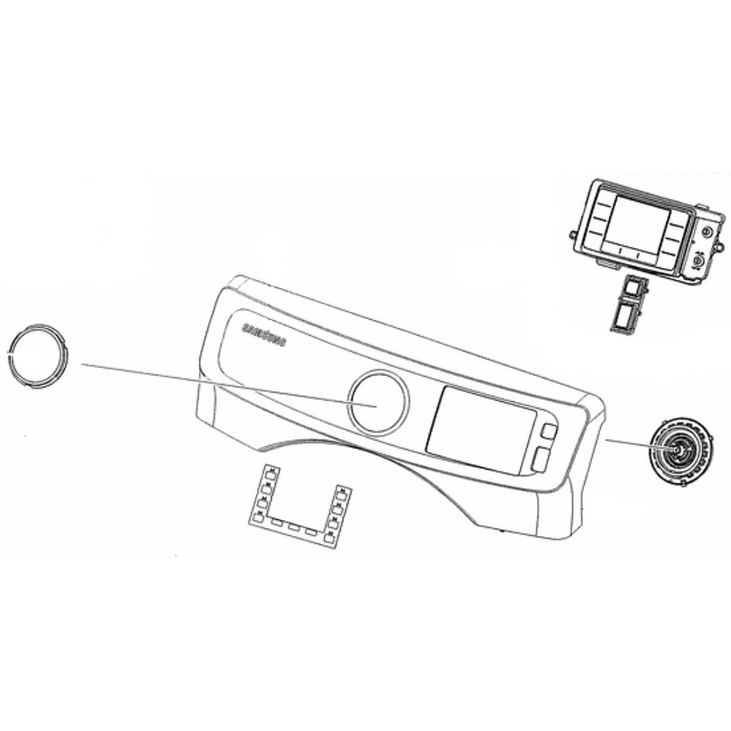 DC97-20813A Samsung Control Panel