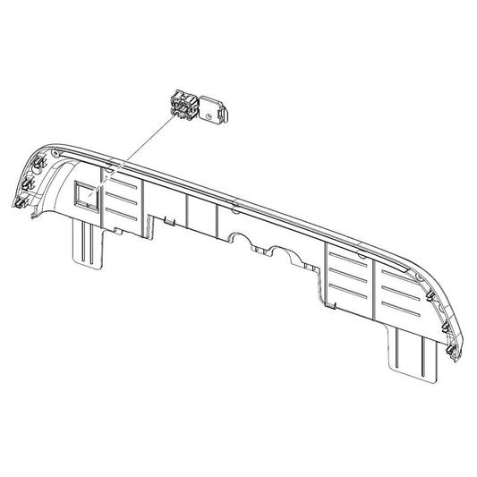 DC97-21522A Samsung Cover/Panel Assembly (Black)