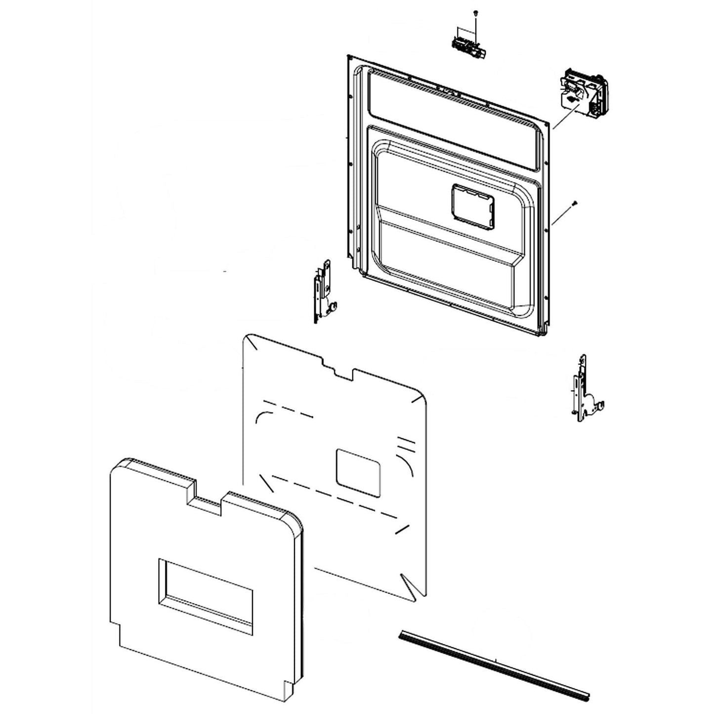 DD97-00607C Samsung Inner Door Assembly