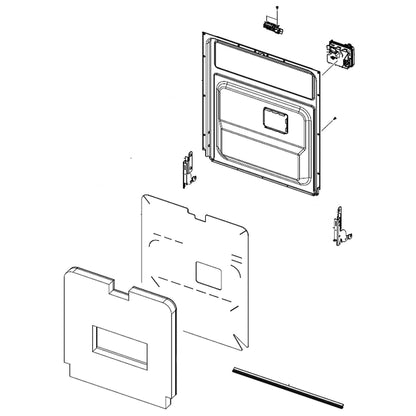 DD97-00607C Samsung Inner Door Assembly