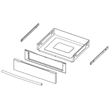 DG94-00212A Samsung Outer Door Panel (Stainless)