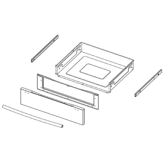 DG94-00212A Samsung Outer Door Panel (Stainless)