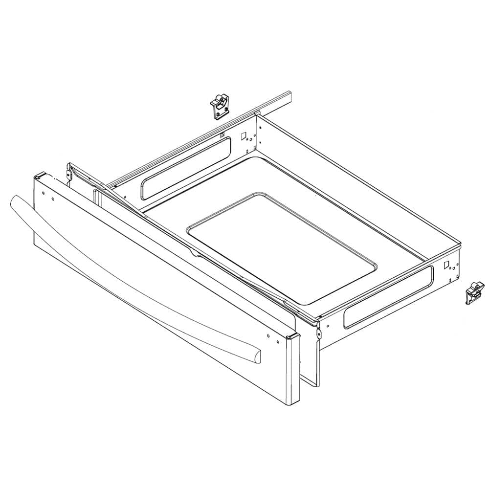 DG94-00504H Samsung Drawer Assembly (Black Stainless Front)