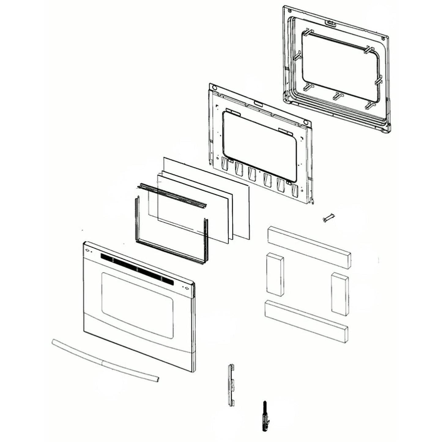 DG94-00706A Samsung Door Assembly (Stainless)