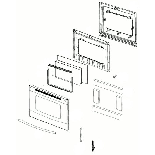 DG94-00706A Samsung Door Assembly (Stainless)