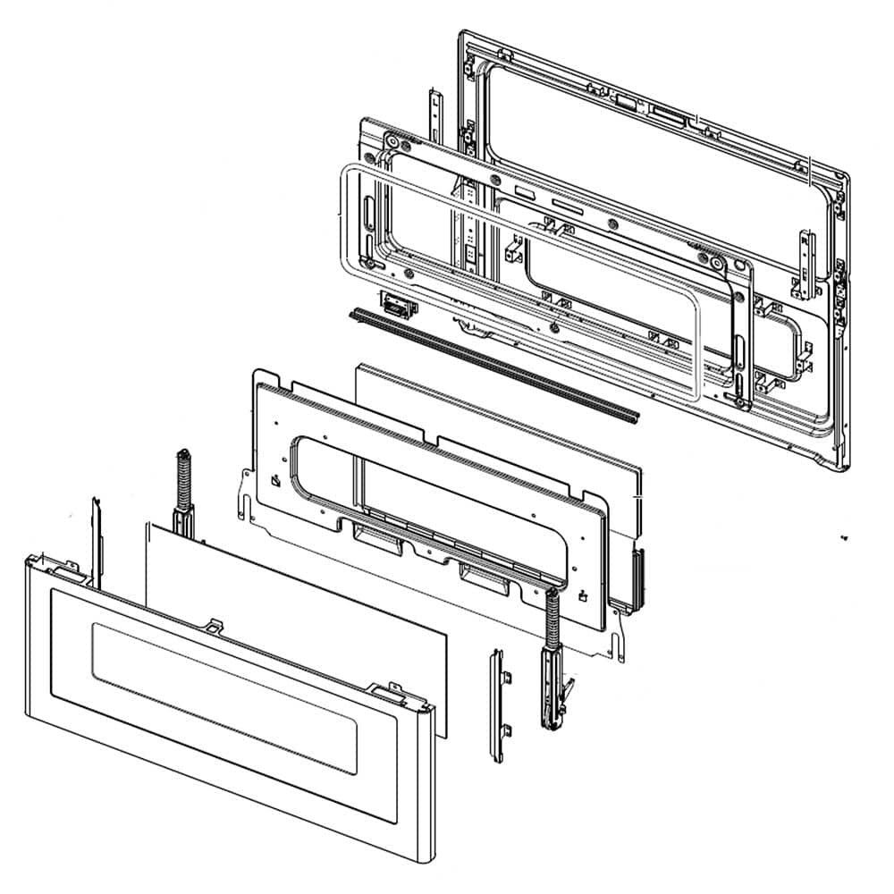 DG94-01270A Samsung Door Hinge Assembly