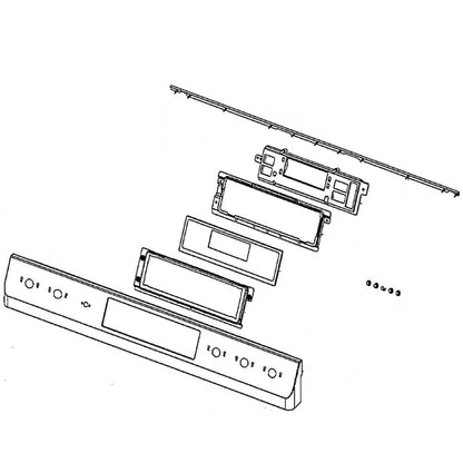 DG94-01727A Samsung Control Panel Assembly