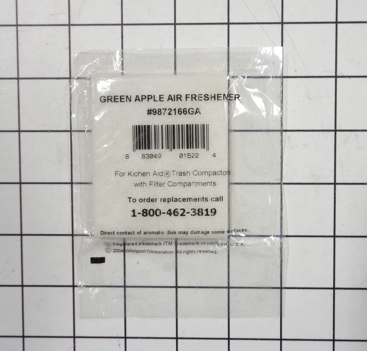 W10540355 Whirlpool Deodorizer Block (Green Apple)
