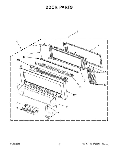 Diagram: Door Parts - see part 17