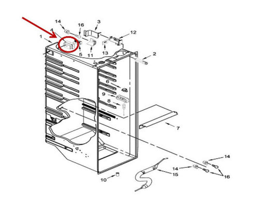 W11236851 Whirlpool Damper/Diffuser Assembly