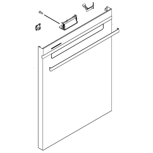 W11461682 Whirlpool Front Door Panel (Stainless)