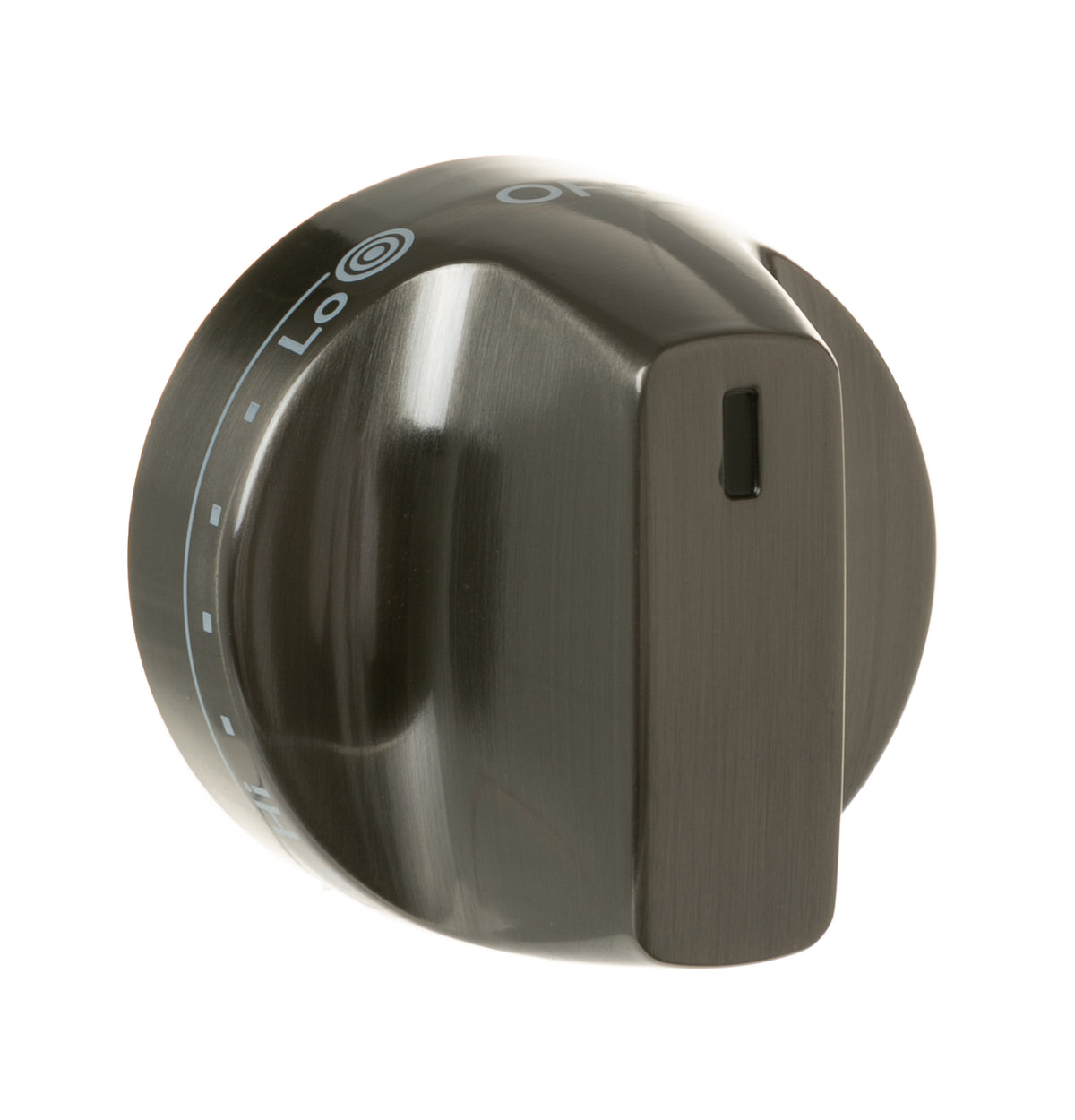 GE WB03X31893 Brushed Black Stainless Tri Ring Knob - Genuine OEM