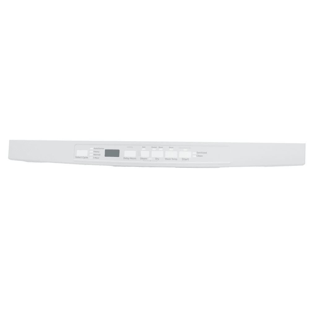 WD34X26481 GE White Console Cover and Graphics
