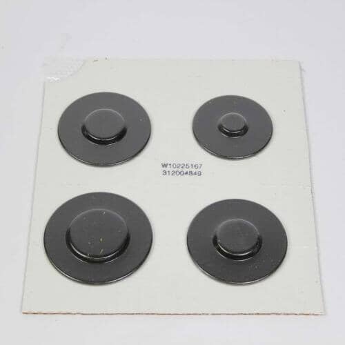 WPW10225168 Whirlpool Surface Burner Cap (Black)