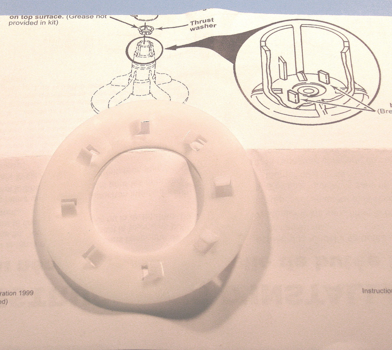 WP3951608 Whirlpool Thrust Spacer