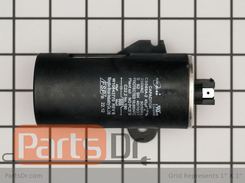 W11614512 Whirlpool Capacitor