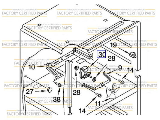 WPW10187838 Whirlpool Radiant Surface Element