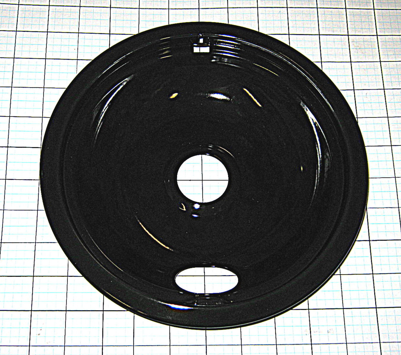 WPW10290350 Whirlpool 8" Black Drip Pan