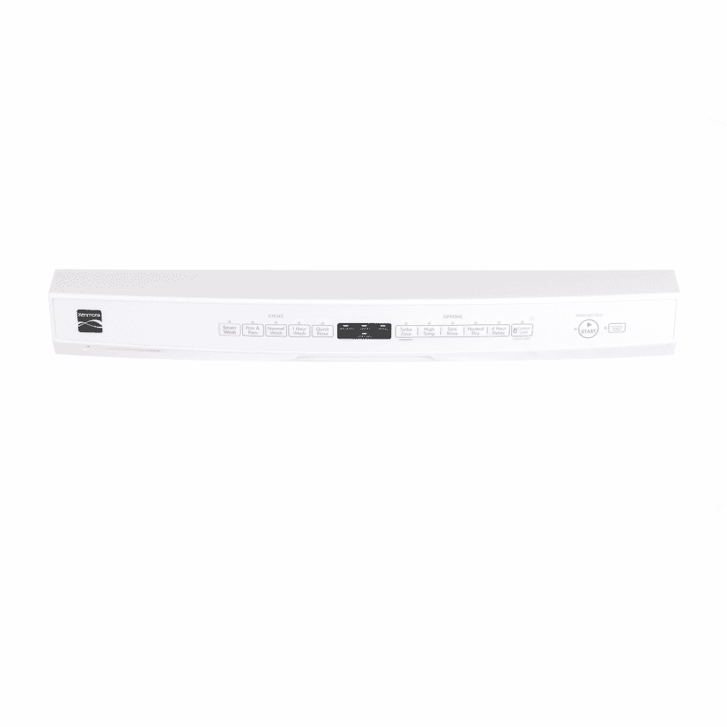 WPW10380381 Whirlpool Touchpad Control Panel (Black, No Electronics)