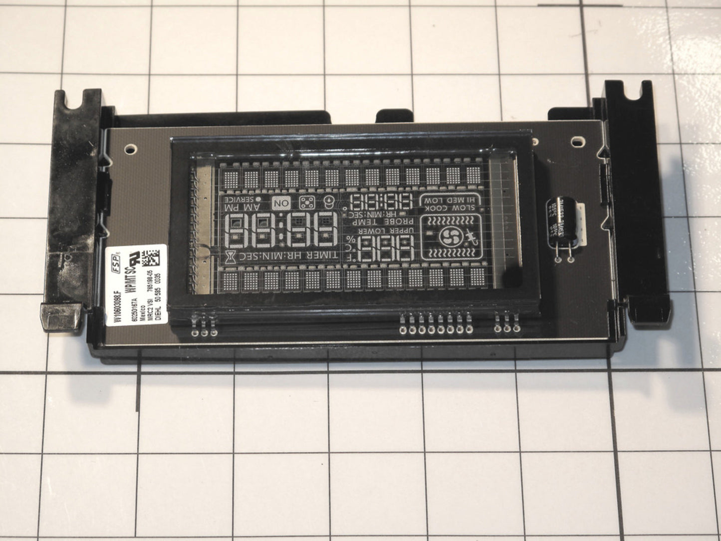 WPW10603098 Whirlpool Display Control Board