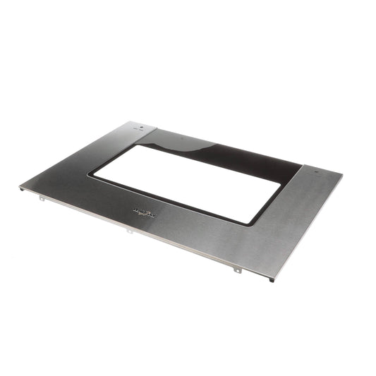 W10677244 Whirlpool Outer Door Glass (Stainless)