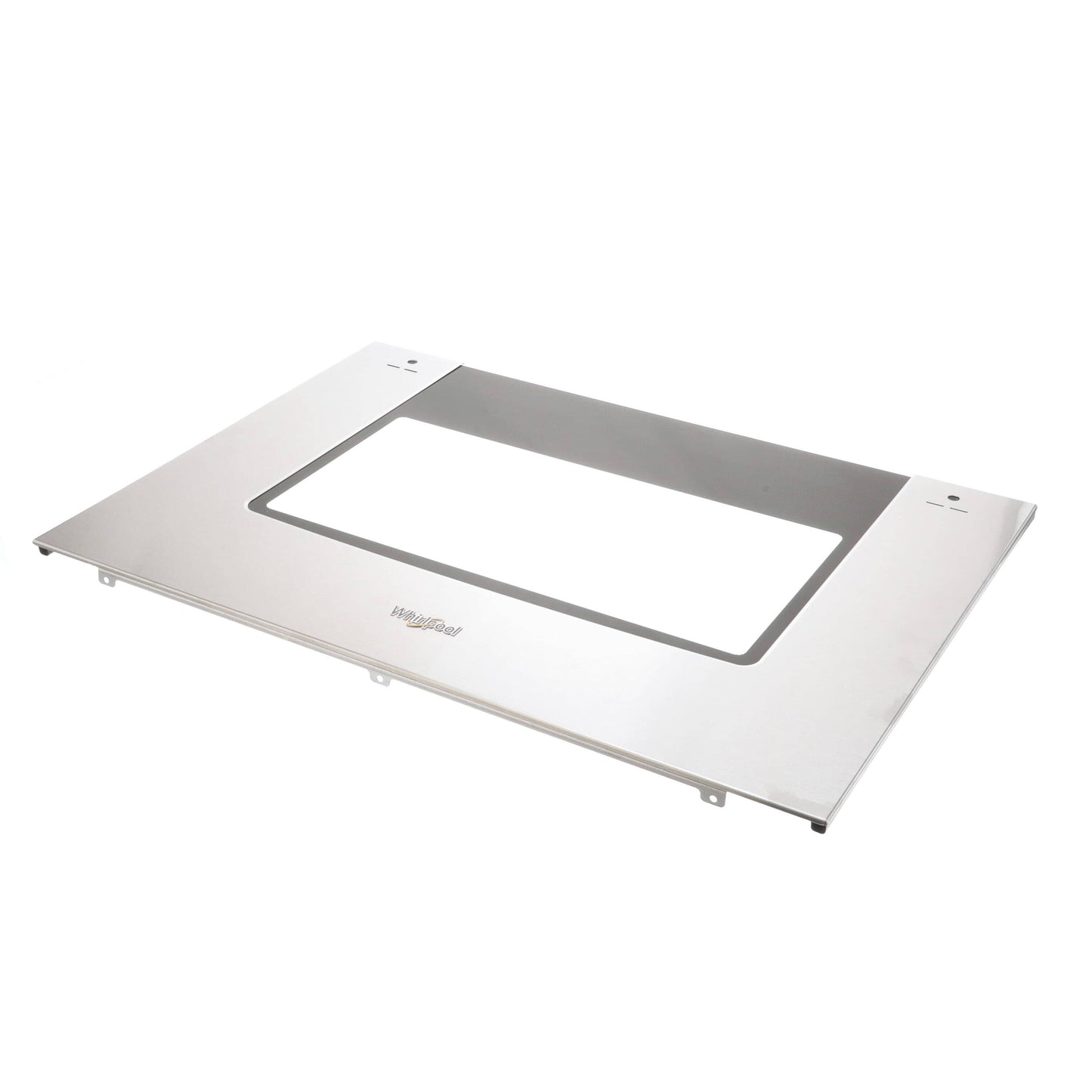W10877566 Whirlpool Lower Outer Door Glass (Stainless)