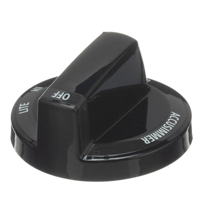 WP7733P526-60 Whirlpool Burner Knob (Black)