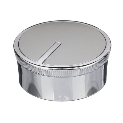 WPW10437088 Whirlpool Knob (Silver & Chrome)