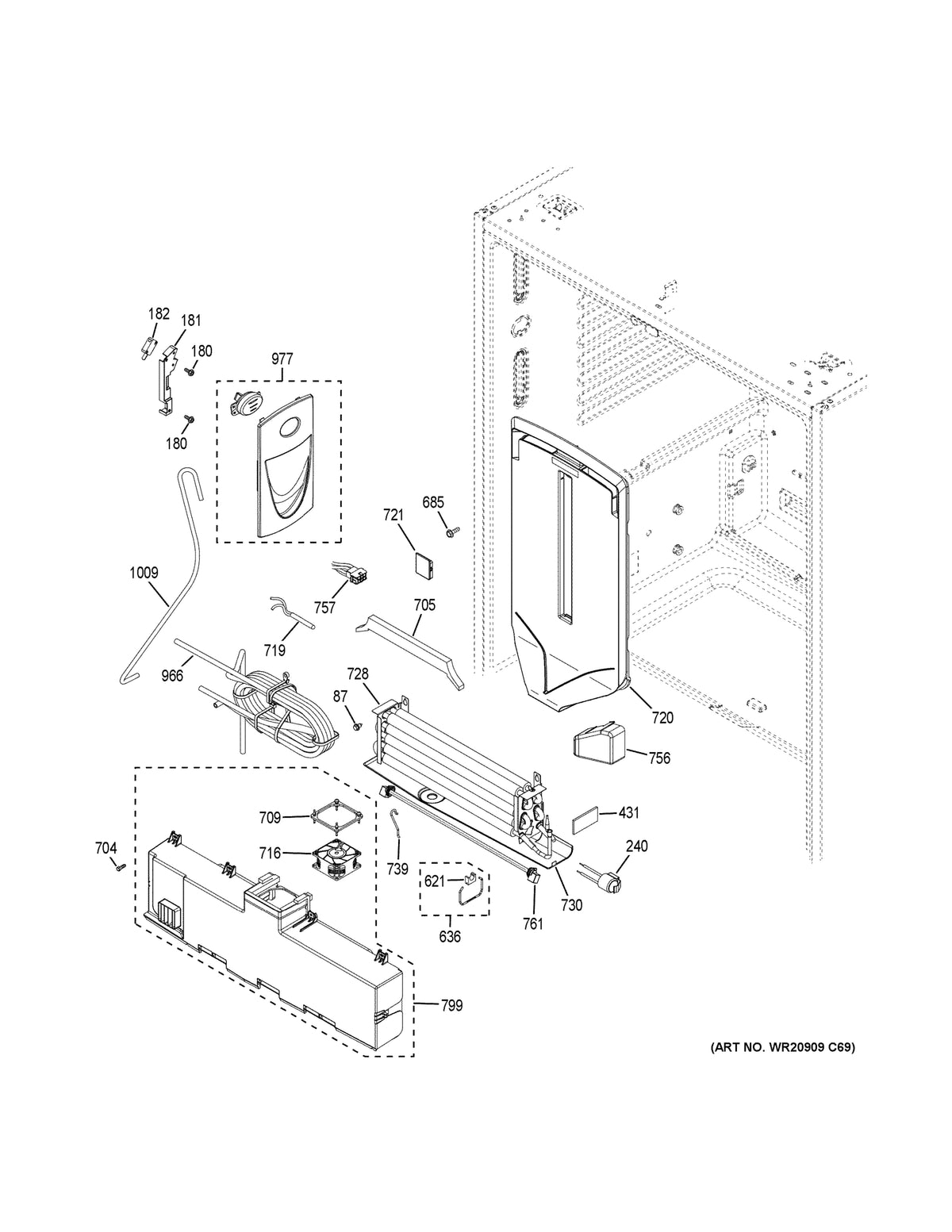 Diagram: Fresh Food Section - see part 182