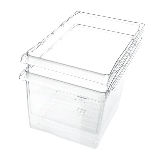 WR32X28708 GE Clear Vegetable Drawer