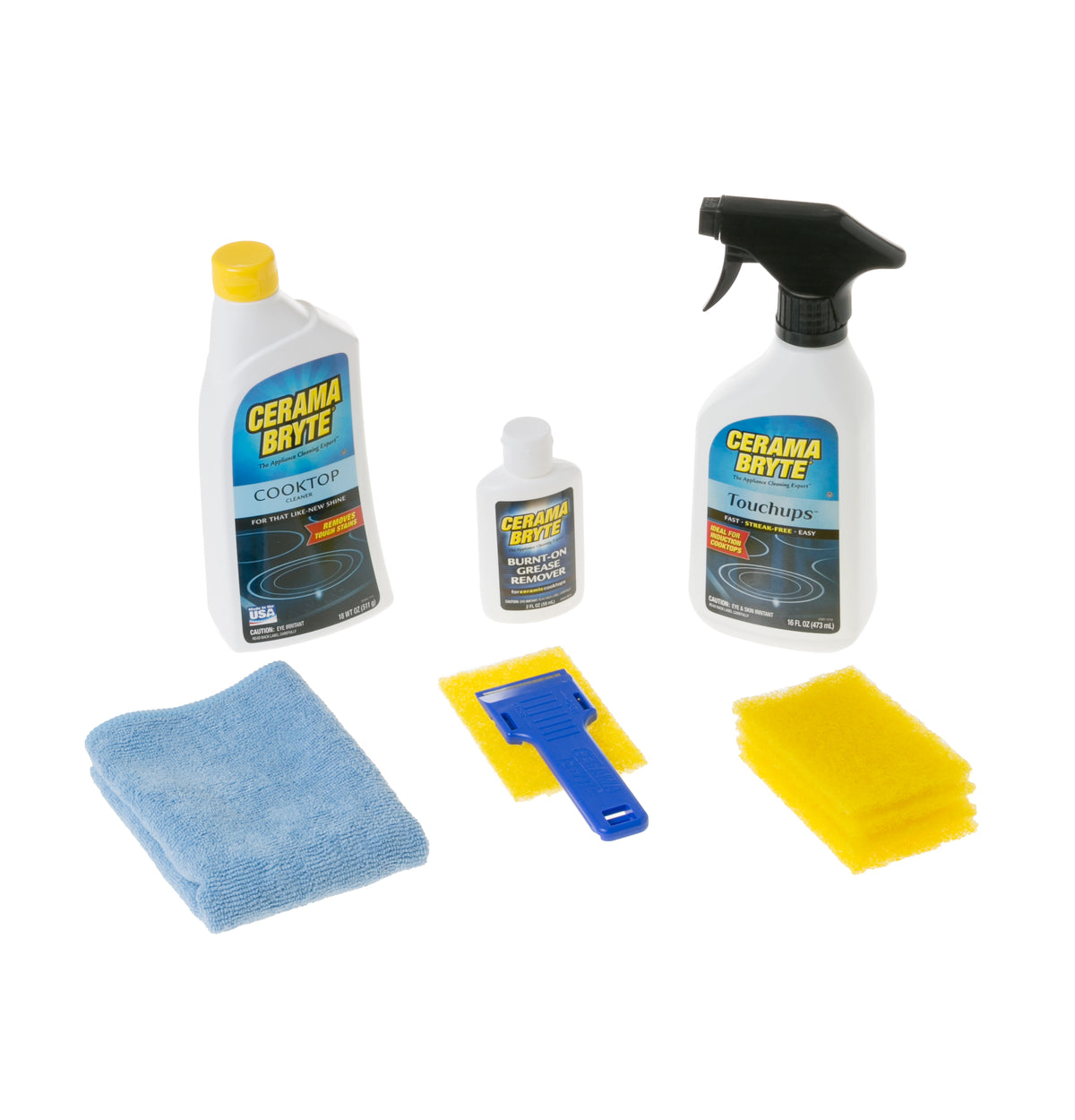 GE WX10X10020 Complete Cooktop Cleaning Kit - Genuine OEM