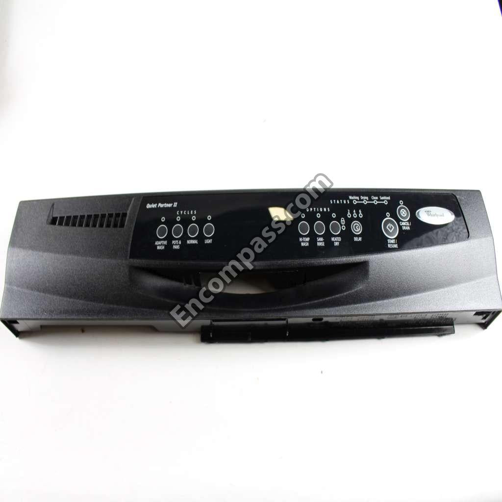 WPW10219632 Whirlpool Control Panel (Black)