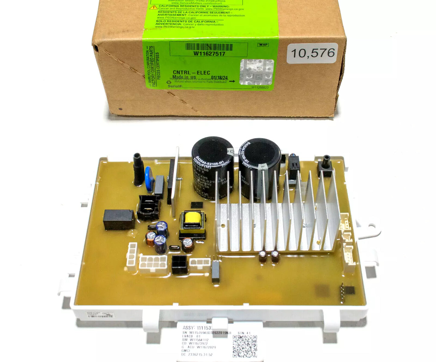 W11627516 Whirlpool Encoder Control Board