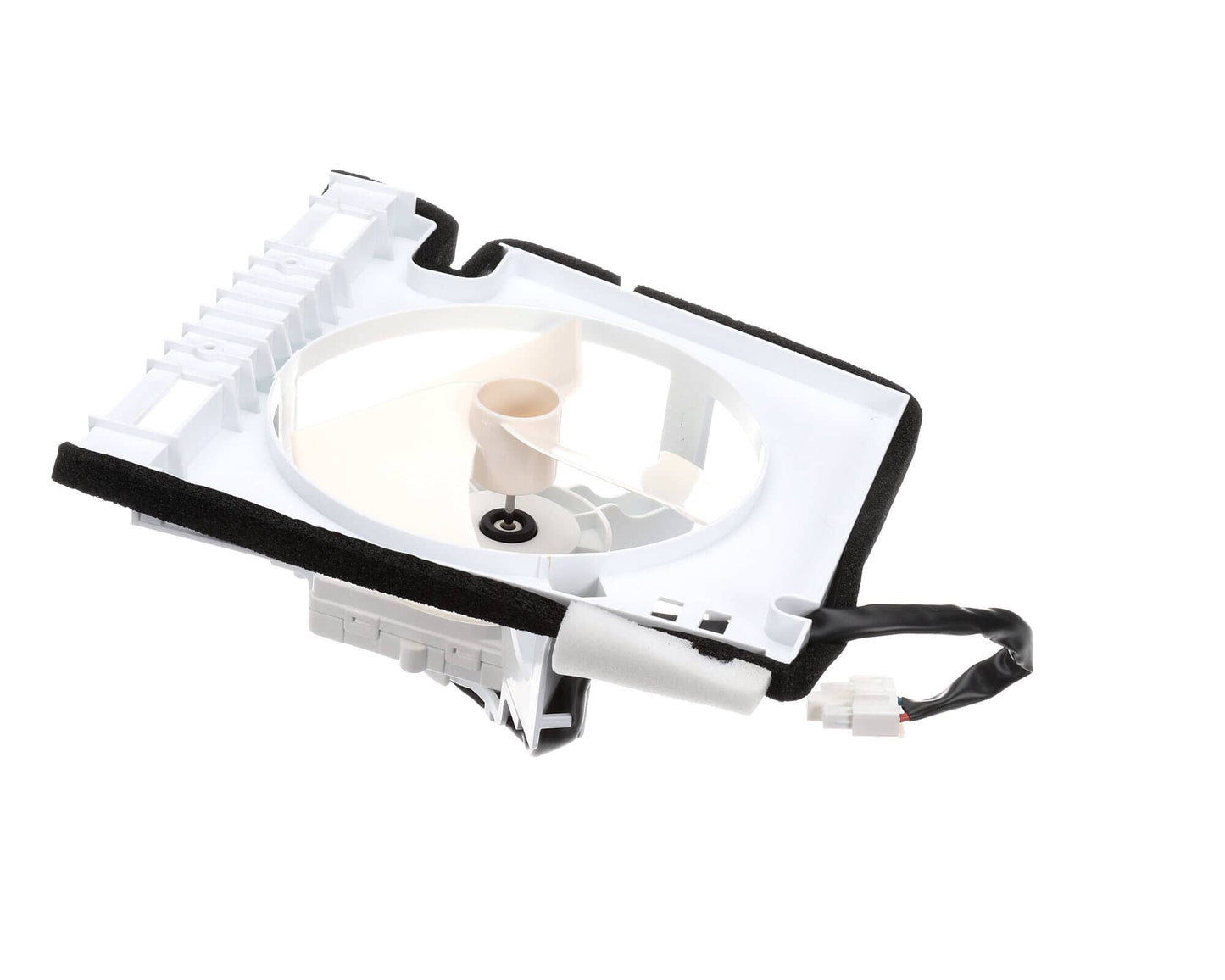 WR60X25786 GE Condenser Fan Motor & Housing Assembly
